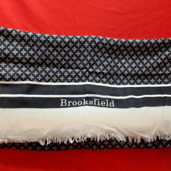 Brooksfield unisex scarf 100% WOOL lana - Picture 4 of 4